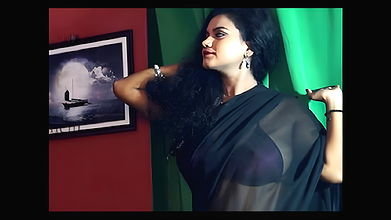 Black Bold Saree Fashion