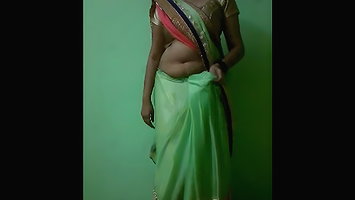 indian wife in saree stripped naked