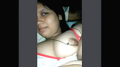 Sexy Desi Wife Boobs Pressing