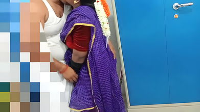 Desi House maid pussy licking and hard doggy fucking boobs milk drink