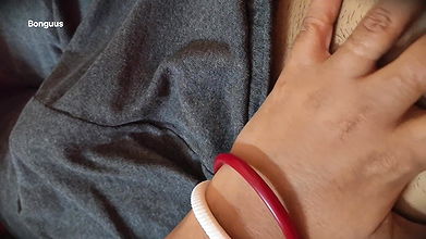 Stepsister grabbed my Dick while I was watching TV