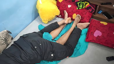 Saree romance long lip lock with hard fuck by indian couple