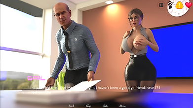 Step sister having fun with office old boss