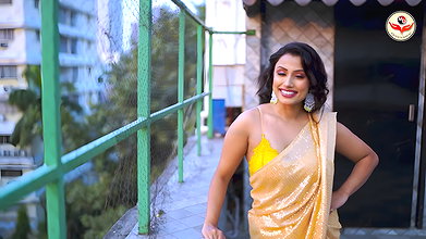 High Fashion Shoot Concept Indian Saree Model Tanaya MD Entertainment Fashion Vlog