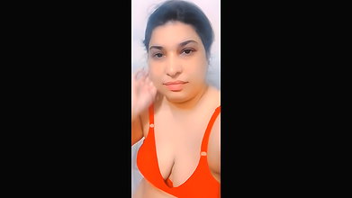 Paki lady showing big boobs and fingering pussy