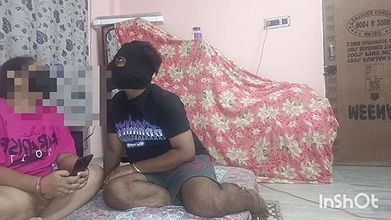 Blindfolded Wife Surprise Threesome Fuck Hubby and Black Friend Part 1