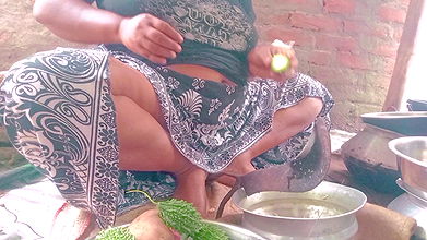 stepson fucked stepmom at cooking time