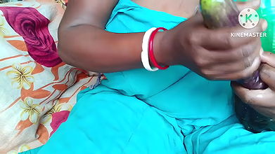 Husband Ghar per nahin tha to baingan se chudai ki