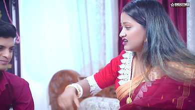 Step Family Threesome – Step Mom StarSudipa Helps her Step Son to fuck her Step Sister Full Movie ( Hindi Audio )