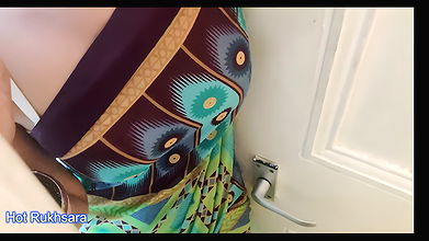 Fucking Random Guy I Met in the Store in Green Saree Costume! Hindi Dirty Audio