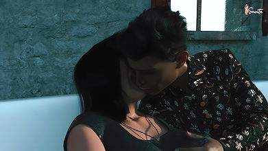 Desi Indian Sexy Bhabhi Fucked by Two Strangers