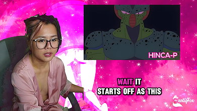 FILL ME UP LIKE HOW HE DID ANDROID 18 – Reacting to Hinca P’s Perfect Cell ExotiqFox Solo Gooner Girl Masturbation