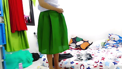 SCHOOL GIRL 18 YEARS OLD LEFT ALONE WITH STEPDAD