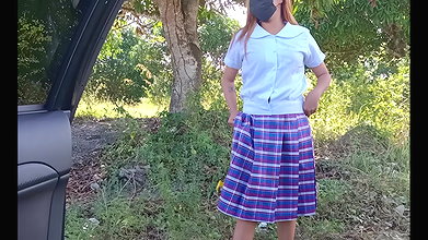 SEXY ASIAN SCHOOL GIRL PUBLIC SEX