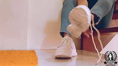 Shoes off