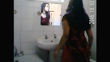 renuka sexy cousin filmed in shower