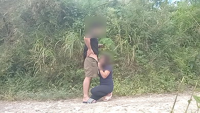 Horny Filipino Couple fucks in Public Voice Over + Shoutout