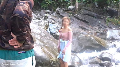 Random Stranger Fucks My Pussy on the Falls