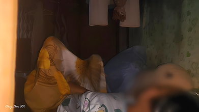 Sharing Bed with Stepsister Indeed in Wild Hot Sex
