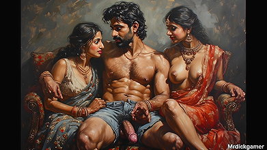 Stepmom and son’s friends gangbang with hot milf