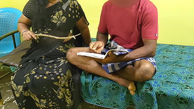 Aunty taught me college lessons. I gently rubbed her hips and licked her pussy. I had anal sex with her