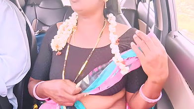 Indian outdoor desi Stepmom fucking with stepson big dick in forest. Telugu dirty talks.