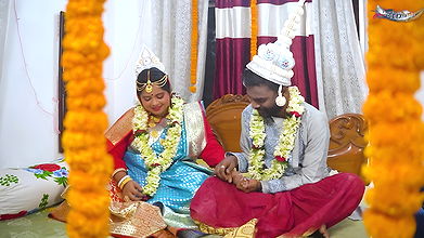 Desi Newly Married Husband Wife Hardcore Fuck at First Night by -01