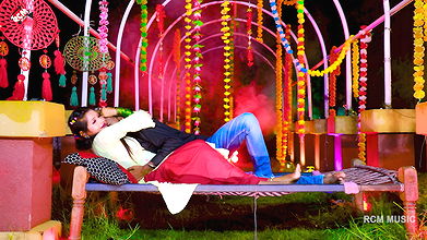 Madhu Rai boobs kissed & pressed with face, sexy cleavage, navel & armpit show