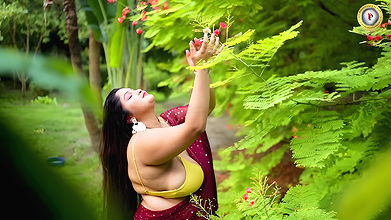 Booby pujarthi huge cleavage hot navel and armpit show photoshoot2