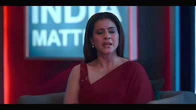 MILF Kajol Horny LipLock Big Busty Milk Tanker Boobs Exposing Cleavage-Trial S2-4K 2