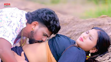 Saloni boobs grabbed, pressed & felt, slight navel kiss, shy smiling expressions 4