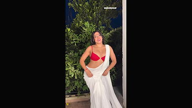 SOFIA ANSARI WILD SEDUCTRESS SEXY IN BRA BLOUSE AND SAREE YUMM HQ VIDEO 2