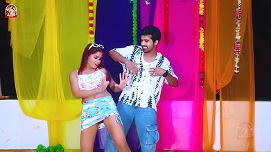 Busty girl boobs pressed & felt, big boobs deep cleavage show, neck kiss, thighs 2