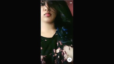 Beautiful Anagha Quick Boobage Flash Live With Face  2