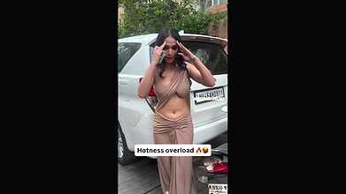 KASHISH SLUTYY BABE HOTNESS OVERLOADED DAMN FAPWORTHY IN SAREE HQ VIDS8