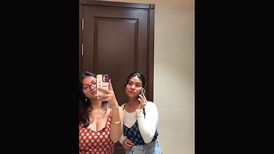 desi girl big tits and cleavage in sexy maroon top2