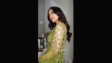 NIKITA DUTTA DESIRABLE BEAUTY SEXY IN SAREE SHOOT 2