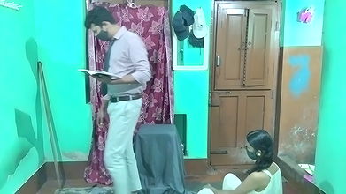 Hindi Teacher Punishment Student