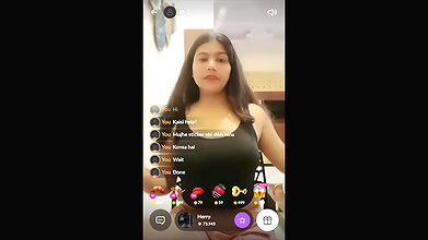 Herry Boobs Out Tango Show Live With Face