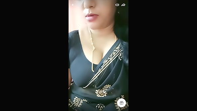Sweety Honey Telugu Wife Strip Show Live With Brief Face