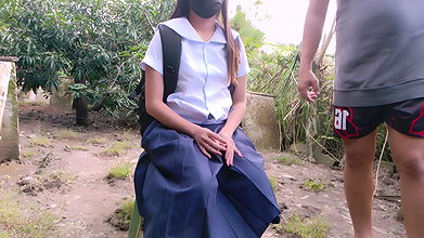 19 YEAR OLD SCHOOLGIRL FUCK ON PUBLIC BY FARMBOY VIRAL RISKY