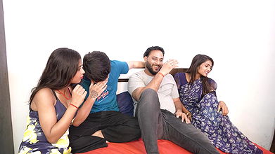 most demanding indian famous pornstars foursome sex video in hindi audio