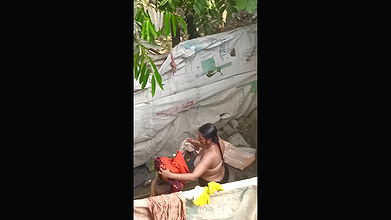 Outdoor bath bhabhi showing huge milk tankers