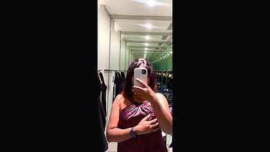 Desi gf mirror selfie with pressing hard her nipple