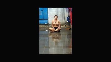 milf bhabhi rain shower