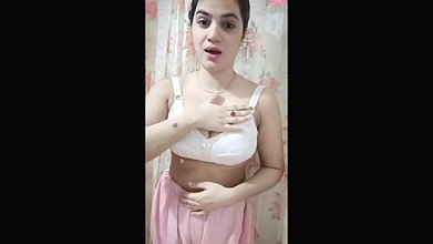 Beautiful pakistani bhabhi stripping nude