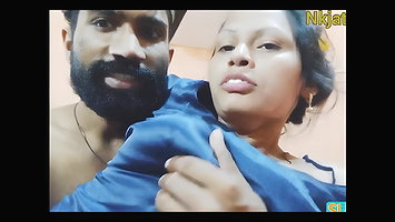 Sleepy bhabhi boobs squeezed hard, kissed, grabbed & pressed, smooch, navel kiss vlog