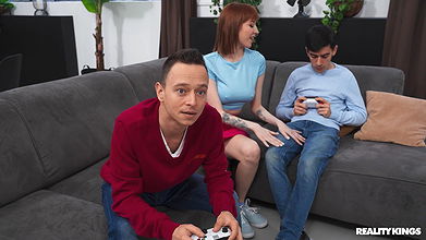 Crazy College GFs with Lilly Mays in Cock In The Common Room