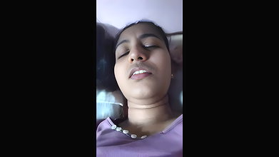Horny babe tease with her big ass spank and moaning expression