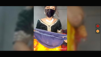 Bhabhi Squeezing her juicy boob